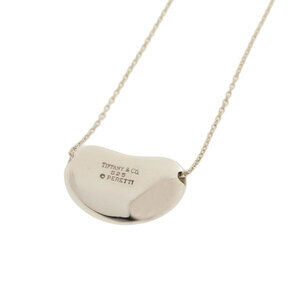 Tiffany Co Beans Necklace Silver